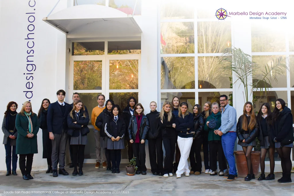 EL Laude student visit and workshops at Marbella Design Academy