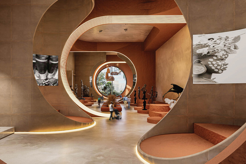 Marbella design academy interior gallery lorena rosales continental corridor - Marbella Design Academy